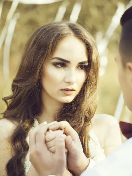 Sensual wedding couple — Stock Photo, Image