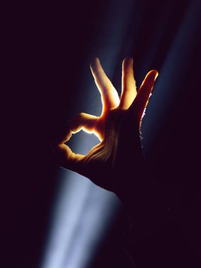 El hareketi spotlight içinde