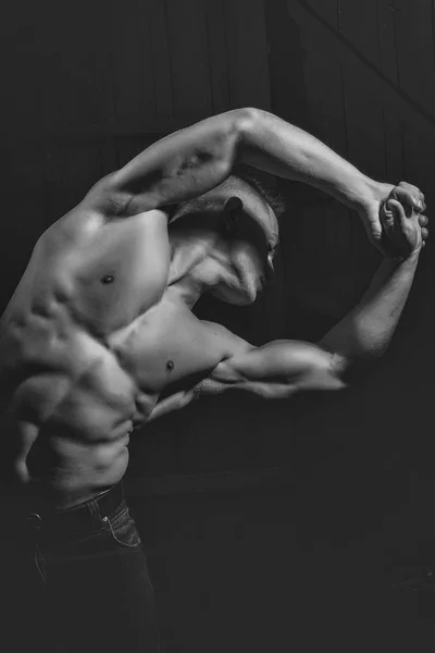 Musclé homme sexy — Photo