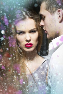 Romantik Sevgililer günü. Kırmızı kalp