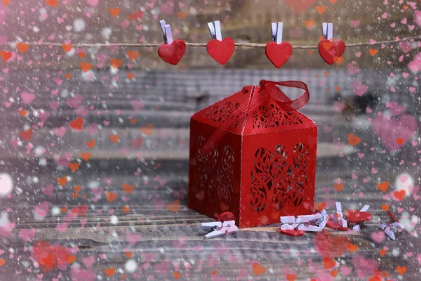 Concepto del día de San Valentín. Corazón enamorado — Foto de Stock