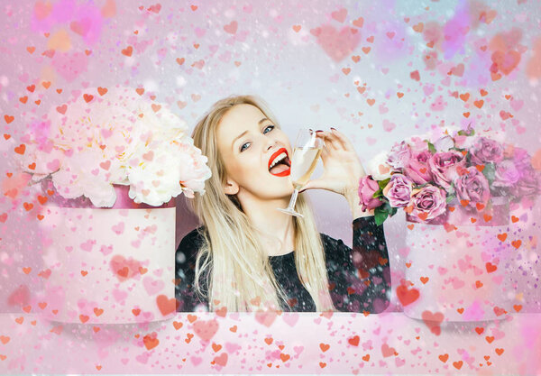 День Святого Валентина. пара занимается сексом
