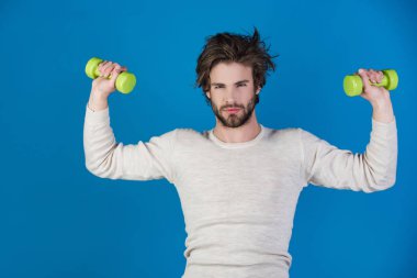 Barbell ile iç çamaşırı eğitim atlet.