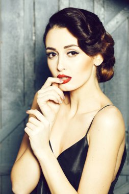 çekici retro kadın
