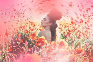 Güzel kadın. Meadown kadın