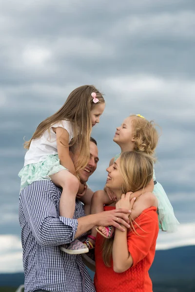 Sommer Abenteuer Entdeckung Fernweh Glückliche Kindheit Familie Liebe Mutter Und — Stockfoto