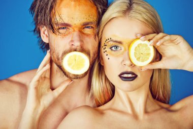 seksi çift limon ile