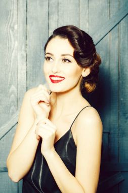 çekici retro kadın