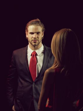 sarışın kadın ile adam aşık zarif Çift