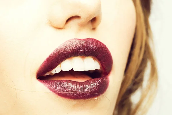 Sexy female lips — Stock Photo, Image