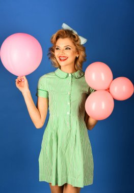 Doğum günü, vintage, pinup, kutlama.