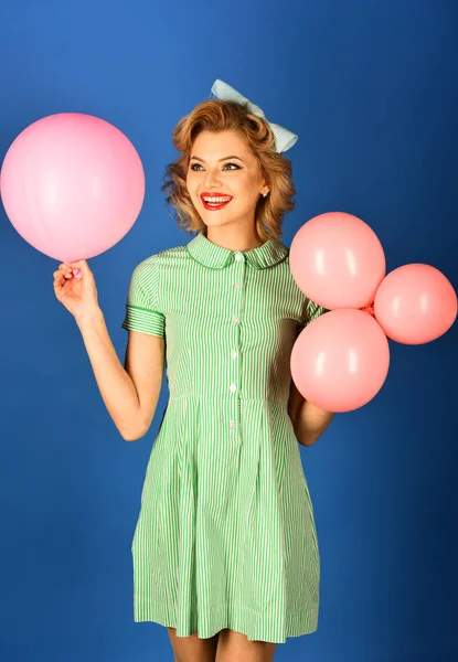 Compleanno, vintage, pinup, festa . — Foto Stock