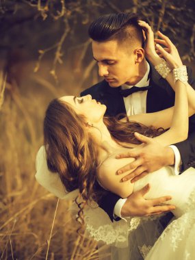 şehvetli Düğün çifti