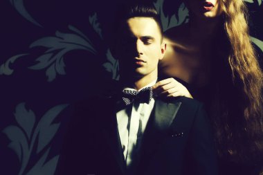 elegant young couple