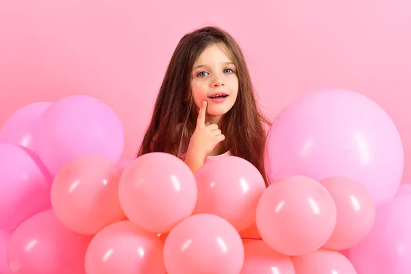 気球の子供の誕生日. — ストック写真