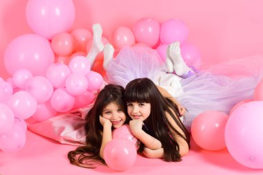 Büyük balon şık bebek kız