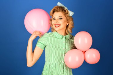 Doğum günü, vintage, pinup, kutlama.