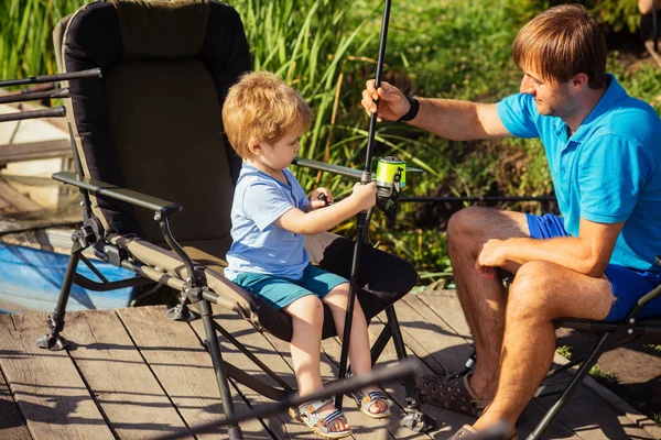 Family, fathers day, childhood — Stock Photo, Image