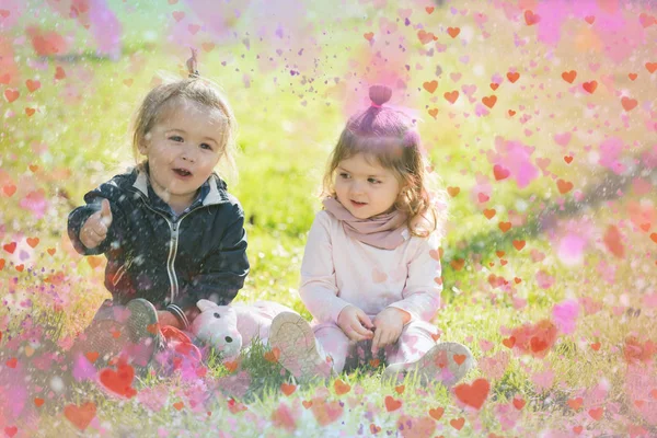 Regalo San Valentín Feliz Estado Ánimo Primavera —  Fotos de Stock