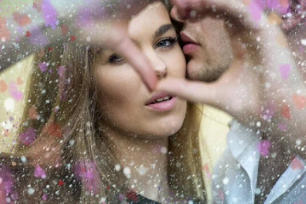 Erwachsenes Verliebtes Paar Urlaub Valentinstag — Stockfoto