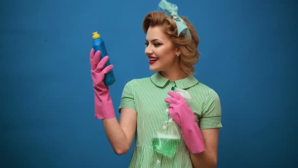 pin woman cleaning equipment cleaning concept supplies cleaning advertise cleaning services
