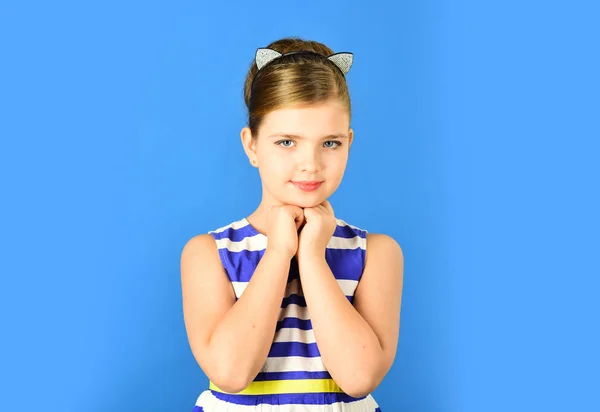 Mode Beauty Pinup Stijl Kindertijd Mode Retro Stijl — Stockfoto