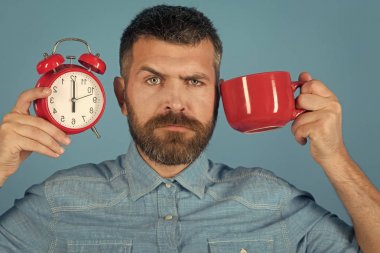 hipster süt Kupası ile zaman.