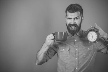 hipster süt Kupası, zaman, kopya alanı ile