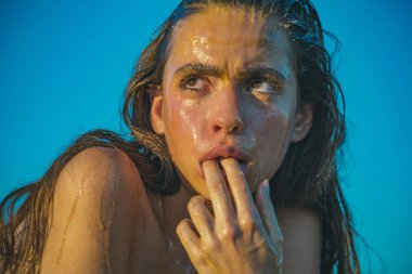 Güzellik yüz genç kızın için bal