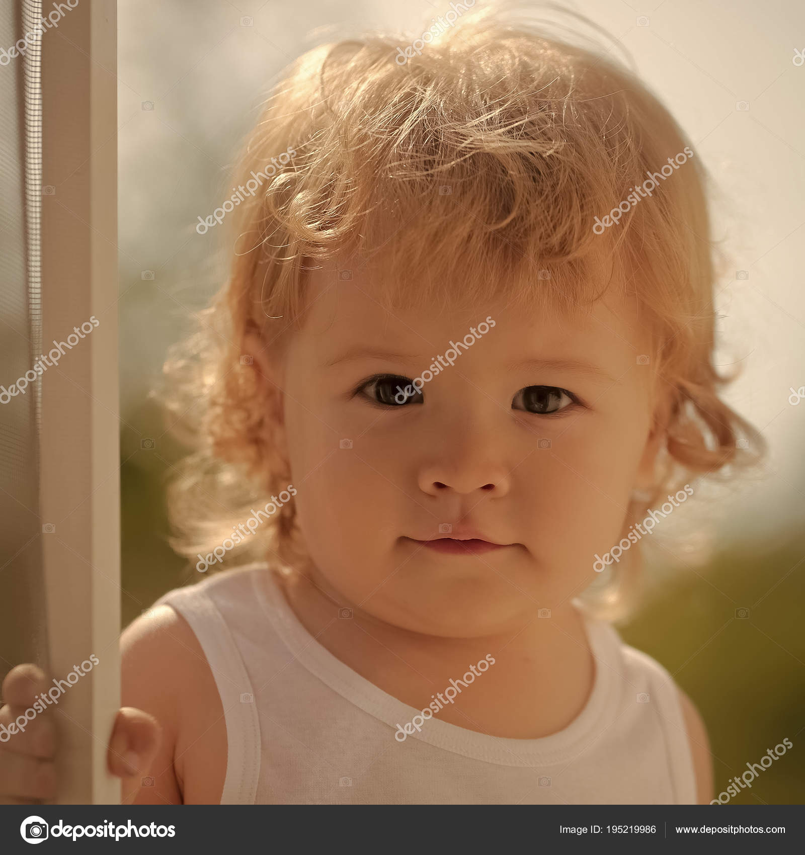 Little Boy In Sunlight Stock Photo C Tverdohlib Com 195219986