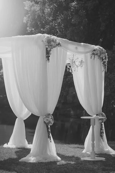 Boda pabellón blanco — Foto de Stock