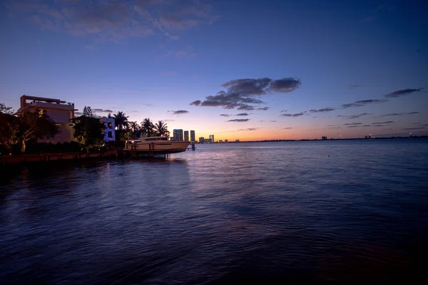 Skyline uitzicht op Miami Florida. Miami Florida. — Stockfoto