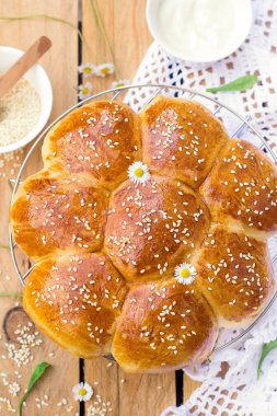 Portekizce tatlı ekmek Hawai tatlı rulolar