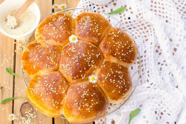 Portekizce tatlı ekmek Hawai tatlı rulolar