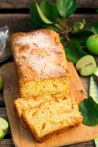 Appeltaart vochtige, zachte en zoete — Stockfoto