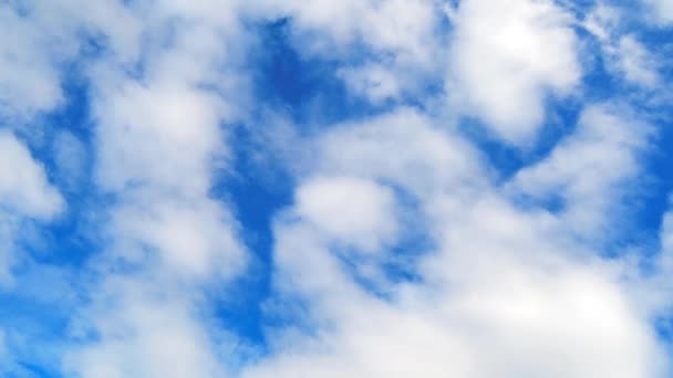 Vídeo Lapso Tempo Mostrando Movimento Transformação Das Nuvens Alto Cumulus — Vídeo de Stock