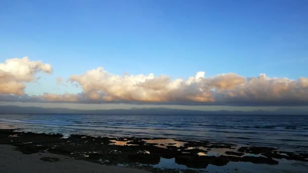 Ein Farbenfrohes Sonnenaufgangsvideo Von Der Küste Algeriens Der Cebu Insel — Stockvideo