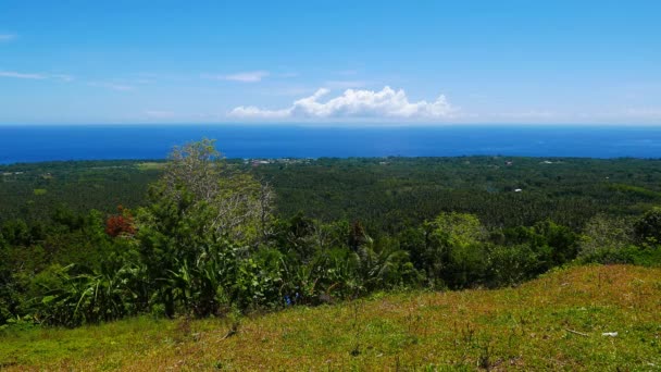 Vista Desde Observatorio Del Volcán Hibok Hibok Isla Camiguin Filipinas — Vídeos de Stock