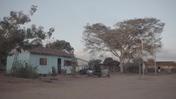 Inheemse dorp Myky - Brazilië — Stockvideo