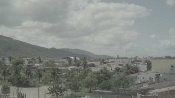 Panoramatický pohled Aguas Belas město - Brazílie — Stock video