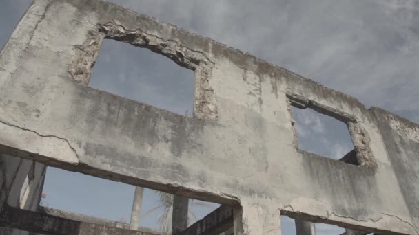 Стена церкви Утиарити - Мато Мбаппе - Бразилия — стоковое видео