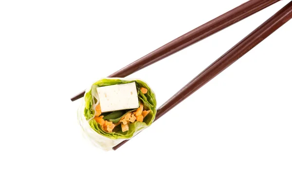 Sushi em isolado em branco — Fotografia de Stock