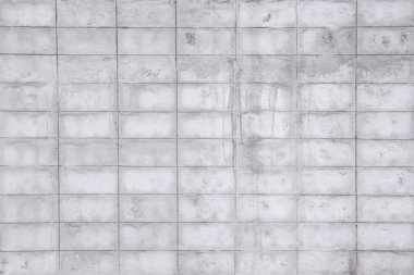 Beton blok duvar pürüzsüz arkaplan ve doku
