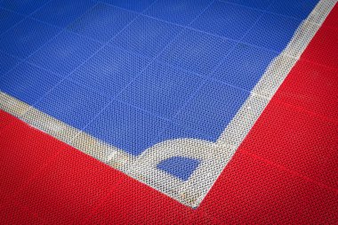 Futsal plastik mahkeme döşeme karoları dokusu kat