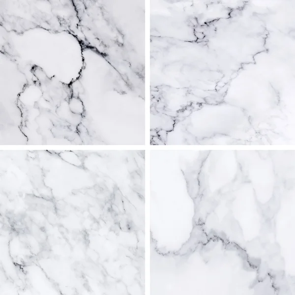 Collection of white marble texture and background.