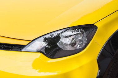 Seçici odak noktası Far lambası araba