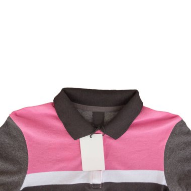 Boş beyaz etiket veya forması iliştirilmiş etiketi