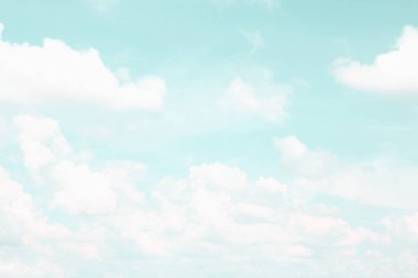 Bulutlar gökyüzü - Vintage etkisi tarzı resimler üzerinde