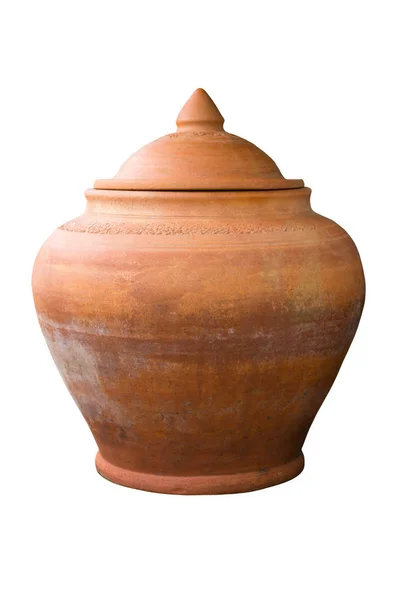 Traditional clay jar used for water drink — Stock Photo, Image