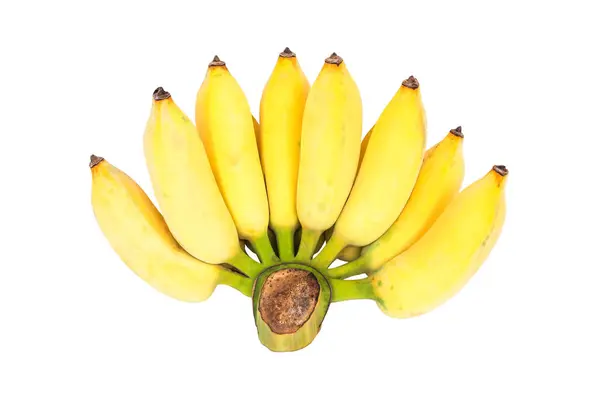 Banán izolovaných na bílém — Stock fotografie
